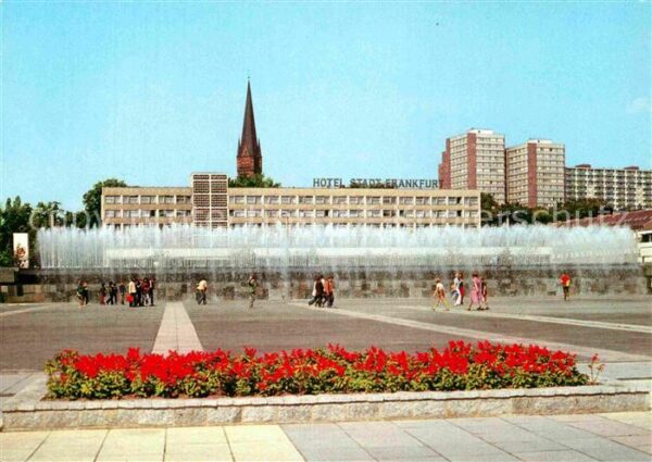 Frankfurt Oder Karl Marx Strasse Hotel Stadt Frankfurt