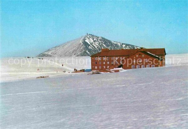 Pec pod Snezkou Blick von der Lucni Baude zur Snezka Ri