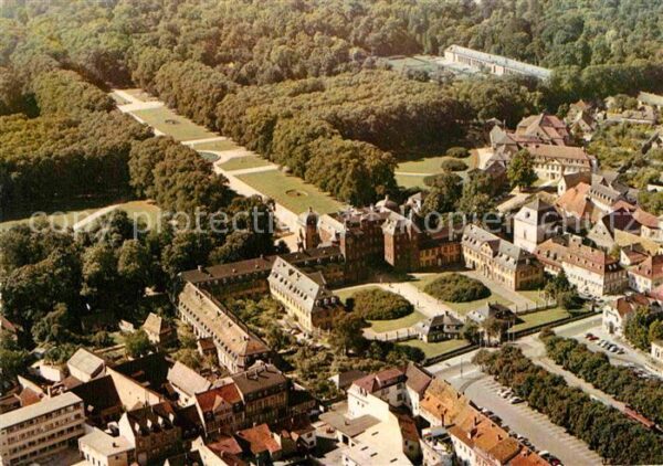 Schwetzingen Schloss mit Schlossgarten Fliegeraufnah