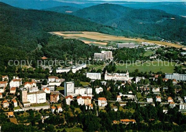 Bad Wildungen Kurort Fliegeraufnahme