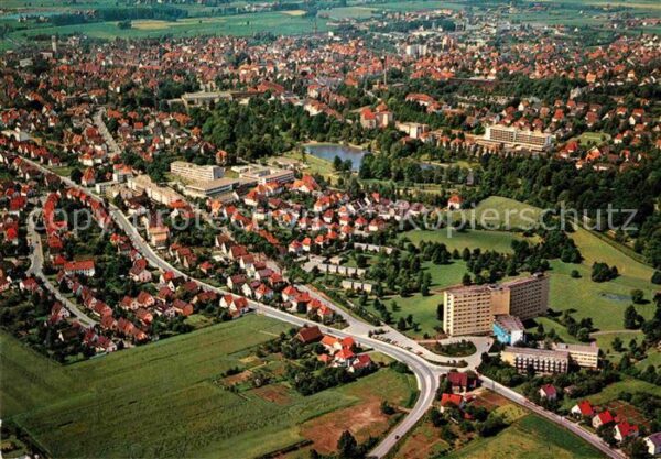 Bad Salzuflen Kurkliniken Hotel Maritim Fliegeraufnah