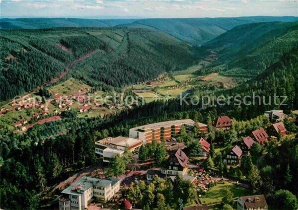 Wildbad Schwarzwald Sommerberg Fliegeraufnahme