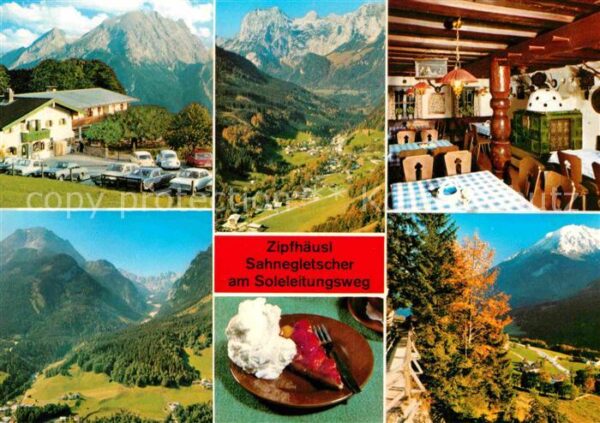 Ramsau Berchtesgaden Berggasthof Pension Zipfhäusl Sahneglet
