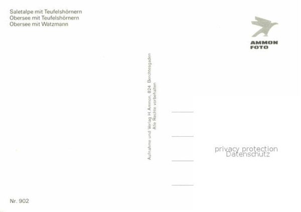 Saletalpe Obersee mit Teufelshörnern Watzmann Ber – Bild 2