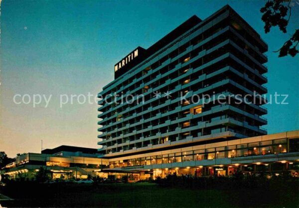 Timmendorfer Strand Hotel Kongresszentrum Maritim Nachtaufn