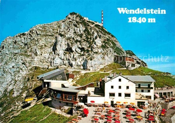 Wendelstein Berg Wendelsteinhaus Gipfel Bergstation Seil