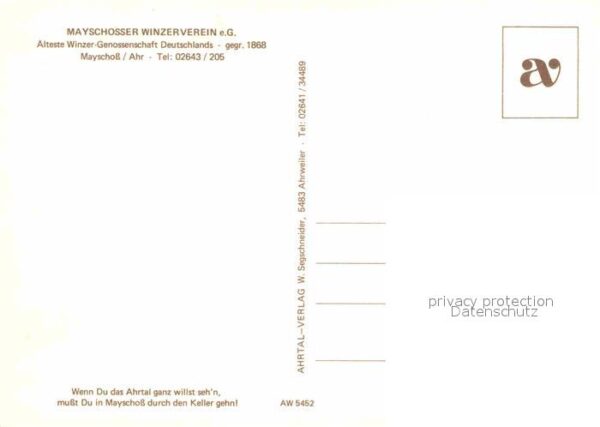 Mayschoss Mayschosser Winzerverein Älteste Winzer – Bild 2