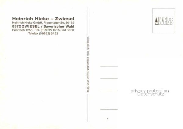 Zwiesel Niederbayern Bayerwald Bärwurzerei Wappen König Ludw – Bild 2