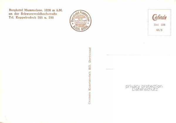 Mummelsee Berghotel an der Schwarzwaldhochstrasse – Bild 2