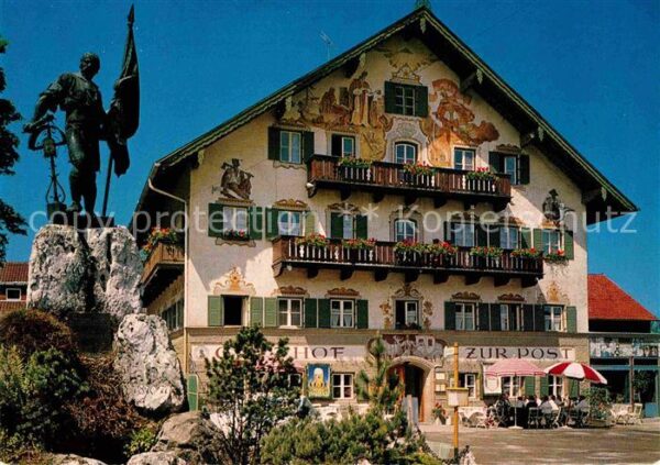 Kochel See 600 Jahre Gasthof zur Post Fassenmalere