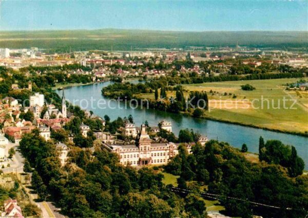 Hanau Main Schloss Fliegeraufnahme