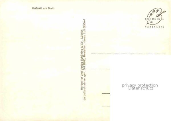 Hanau Main Schloss Fliegeraufnahme – Bild 2