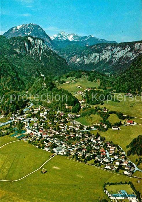 Karlstein Oberbayern Blick zum Ristfeuchthorn und Sonntagsho