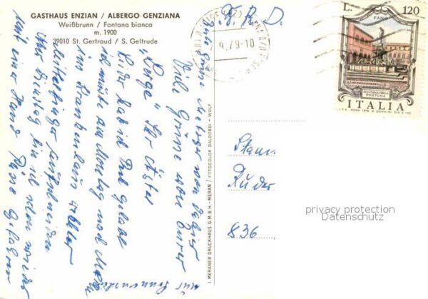 Weissbrunn Fontana bianca Gasthaus Enzian Albergo Genziana See Al – Bild 2