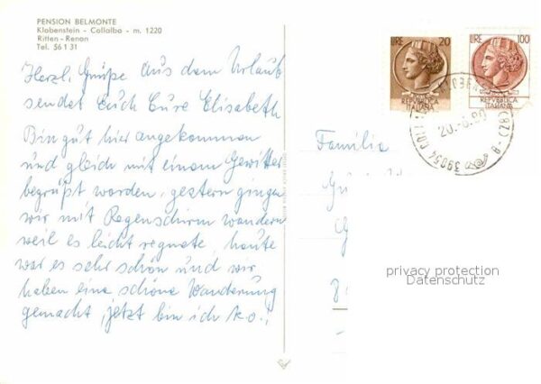 Ritten Renon Pension Belmonte Klobenstein Collalbo T – Bild 2