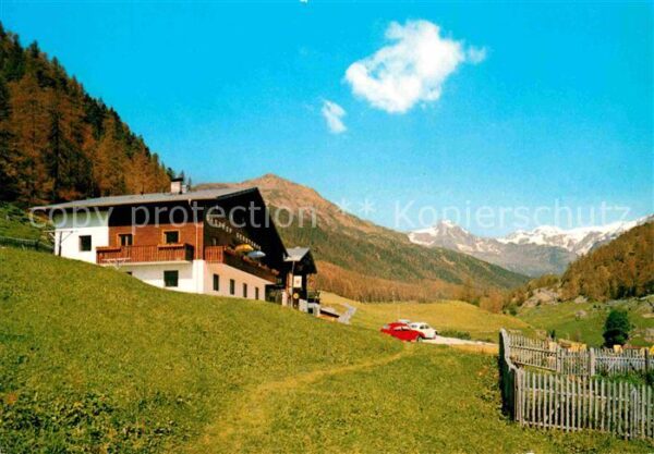 Kurzras Schnals Gasthof Gerstgras Schnalstal Alpenblick