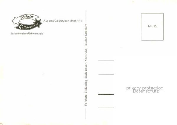 Sasbachwalden Gaststuben Hohritt – Bild 2