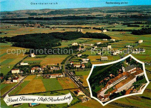 Bad Fuessing Blick nach Oberösterreich Reichersberg