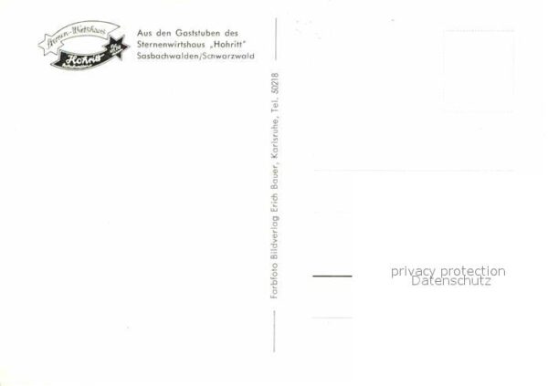 Sasbachwalden Gaststube Sternenwirtshaus Hohritt – Bild 2