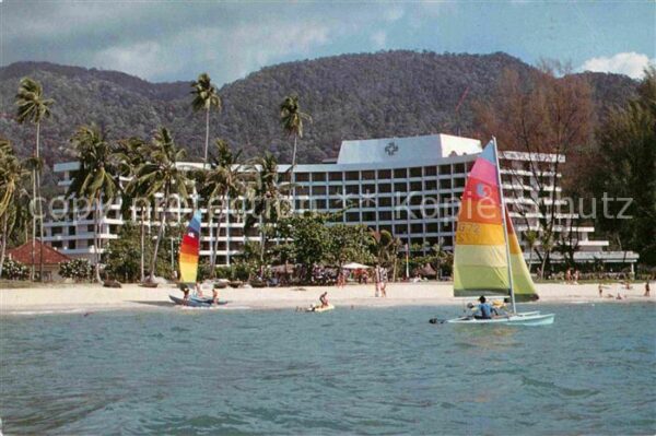 Penang Golden Sands Hotel Strand Segeln