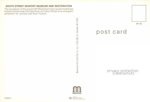 New York City South Street Seaport Museum and Restora – Bild 2
