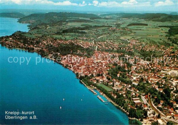 Ueberlingen Bodensee Kneipp Kurort Fliegeraufnahme