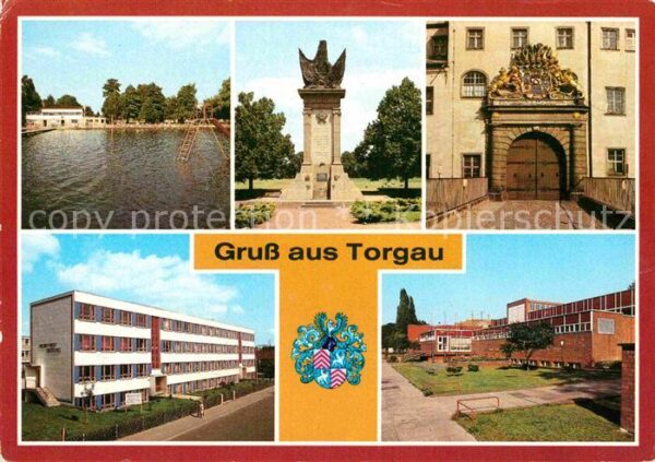 Torgau Strandbad Denkmal der Begegnung Schloss