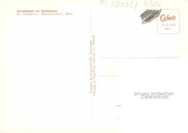 Arnoldshain Evangelische Akademie Rüstzeitenheim Fl – Bild 2