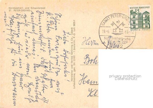 St Peter-Ording Nordseeheilbad Schwefelbad Fliegeraufna – Bild 2