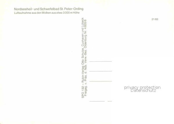 St Peter-Ording Nordseeheilbad Schwefelbad Luftaufnahme – Bild 2