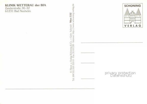 Bad Nauheim Klinik Wetterau der BfA – Bild 2