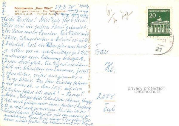 Wingeshausen Privatpension Haus Wied Landschaftspano – Bild 2