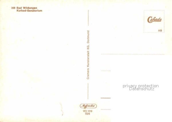 Bad Wildungen Kurbad Sanatorium – Bild 2