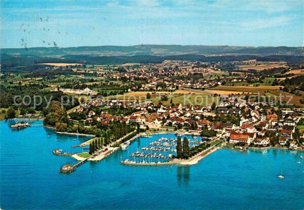 Muehlhofen Uhldingen-Muehlhofen Bodensee Hafen Fliegeraufnahme