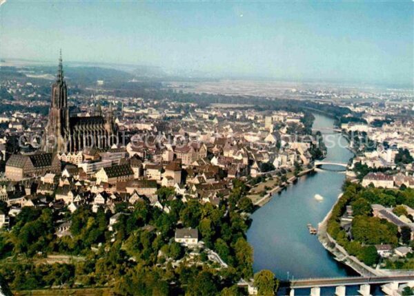 Ulm Donau Stadtzentrum Münster Donau Brücken