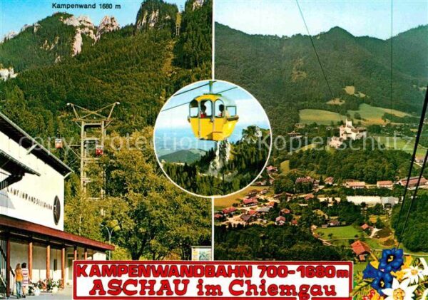 Aschau Chiemgau Talstation der Kampenwandbahn Hohenasch