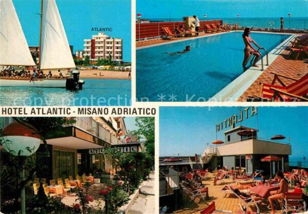 Misano Adriatico Hotel Atlantic Swimming Pool Ristorante