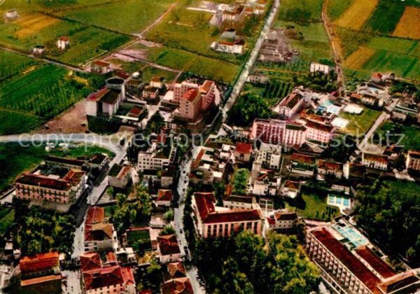 Abano Terme Panorama aerea Zona termale