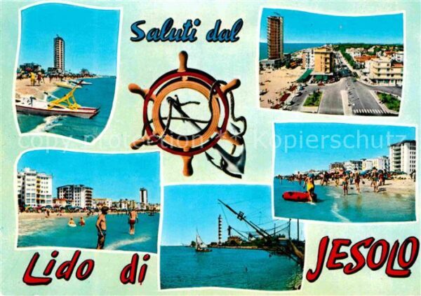 Jesolo Strand Hotels Hochhaus Hafen Leuchtturm