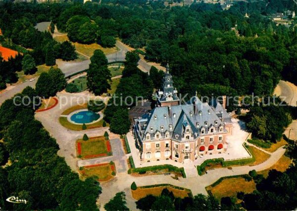 Namur Wallonie Chateau Citadelle vue aerienne