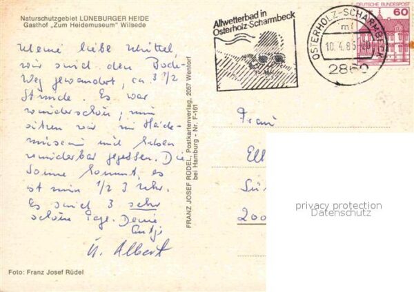 Wilsede Lueneburger Heide Gasthof Zum Heidemuseum Naturschutzgebi – Bild 2