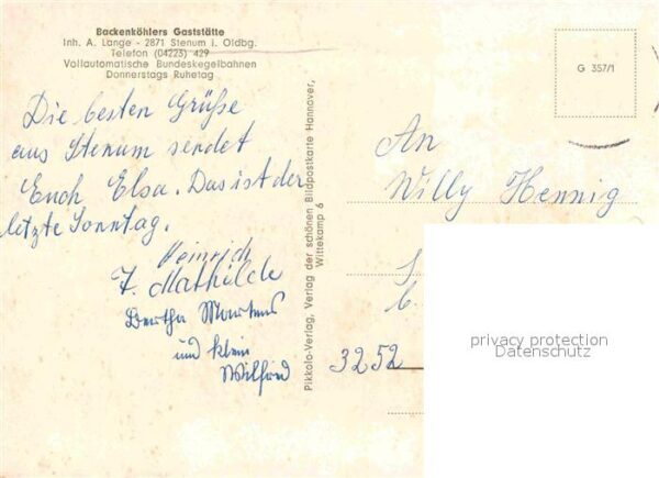 Stenum Backenköhlers Gaststätte – Bild 2