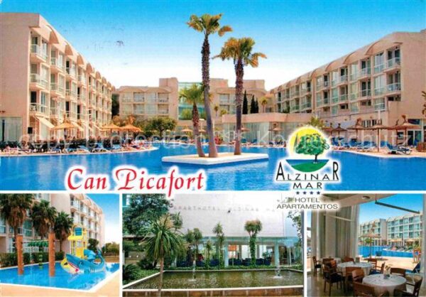 Can Picafort Mallorca Alzinar Mar Hotel Apartamentos Swimming