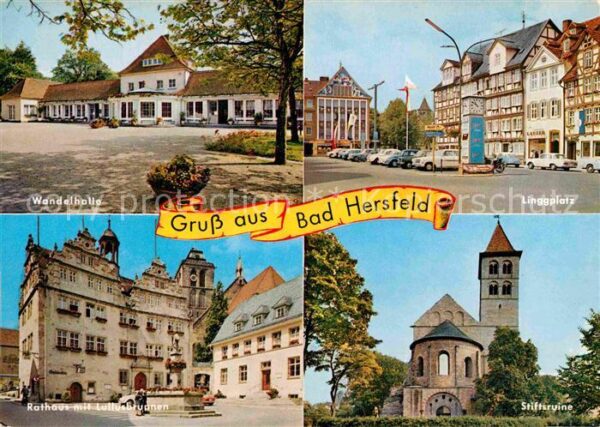 Bad Hersfeld Wandelhalle Linggplatz Stiftsruine Rath