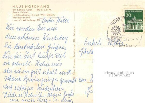Winterberg Hochsauerland Haus Nordhang am Kahlen Asten Winterspo – Bild 2