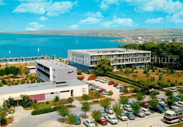Zadar Zadra Zara Hotel Borik Meerblick Fliegeraufnahme