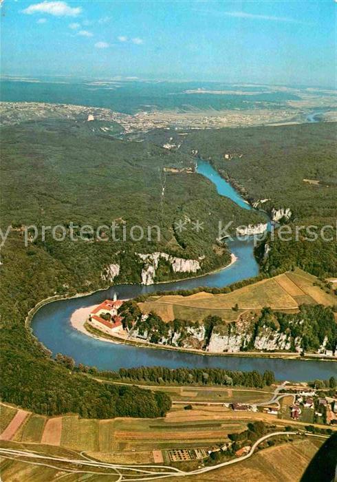 Weltenburg Kelheim Kloster mit Donaudurchbruch Befreiungsh