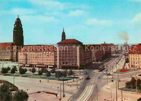 Dresden Pirnaischer Platz Blick zur Ernst Thälm