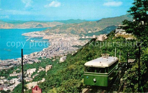 Hong Kong View from the Peak The Car is running o