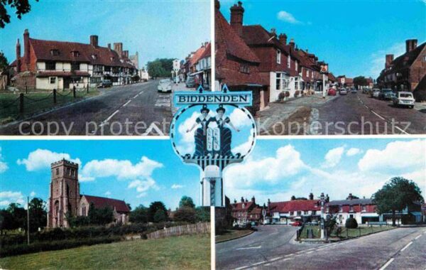 Biddenden Kent Main Road Junction The Biddenden Twins